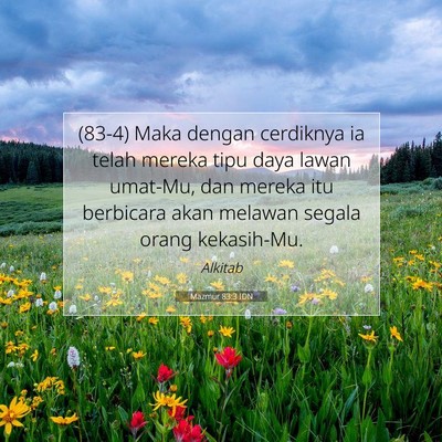 Mazmur 83:3 Ayat Alkitab Dijelaskan