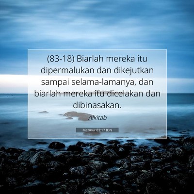 Mazmur 83:17 Ayat Alkitab Dijelaskan