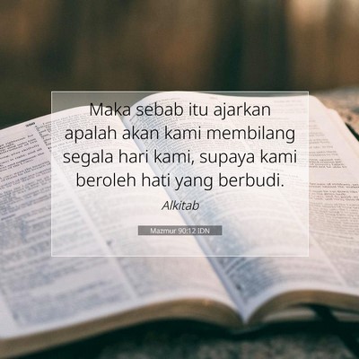 Mazmur 90:12 IDN Gambar Ayat Alkitab