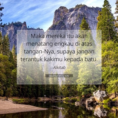 Mazmur 91:12 Ayat Alkitab Dijelaskan