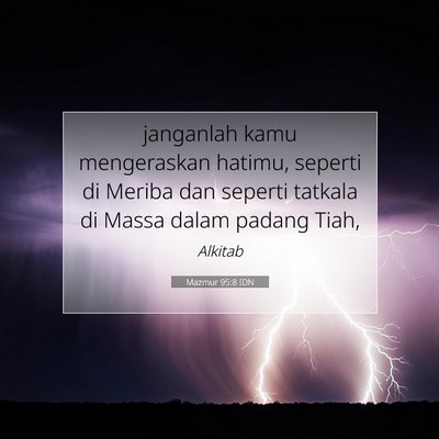 Mazmur 95:8 IDN Gambar Ayat Alkitab