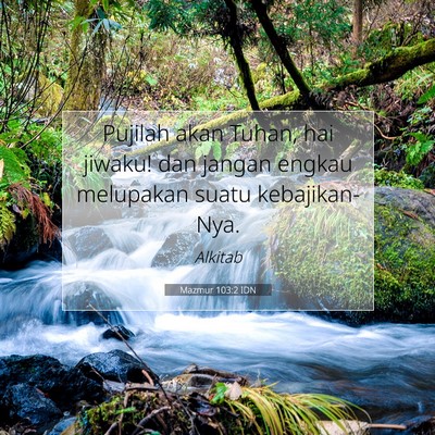 Mazmur 103:2 IDN Gambar Ayat Alkitab