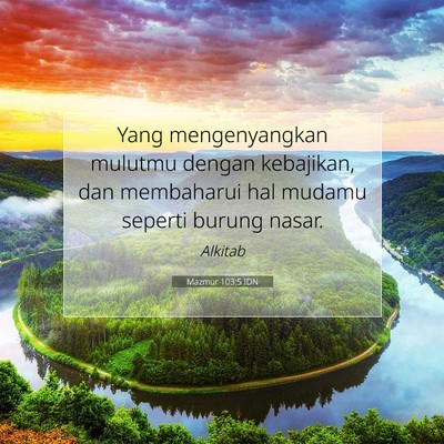 Mazmur 103:5 IDN Gambar Ayat Alkitab