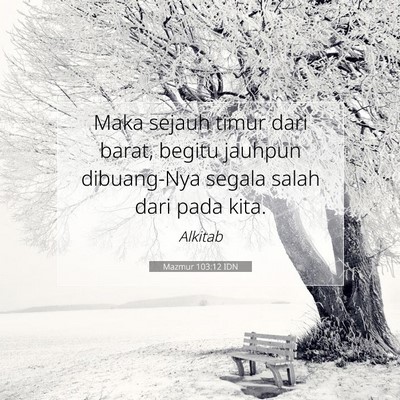 Mazmur 103:12 IDN Gambar Ayat Alkitab