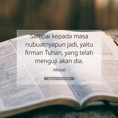 Mazmur 105:19 IDN Gambar Ayat Alkitab
