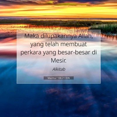 Mazmur 106:21 IDN Gambar Ayat Alkitab