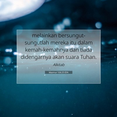 Mazmur 106:25 IDN Gambar Ayat Alkitab
