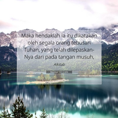 Mazmur 107:2 IDN Gambar Ayat Alkitab