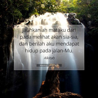 Mazmur 119:37 IDN Gambar Ayat Alkitab