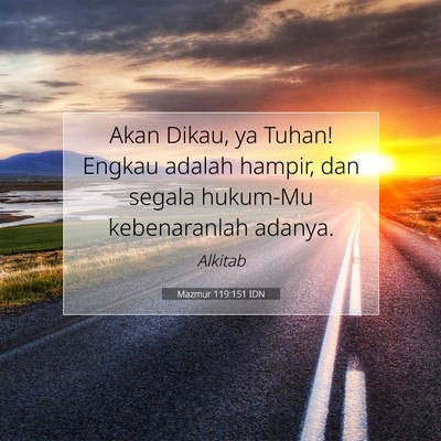 Mazmur 119:151 Ayat Alkitab Dijelaskan