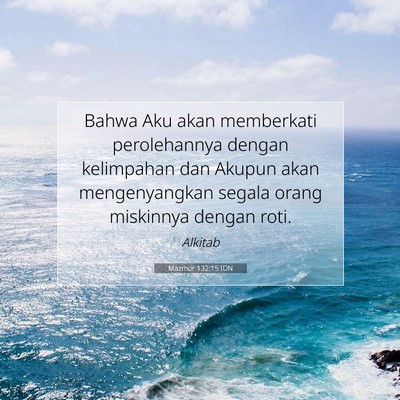Mazmur 132:15 IDN Gambar Ayat Alkitab