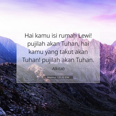 Mazmur 135:20 Ayat Alkitab Dijelaskan