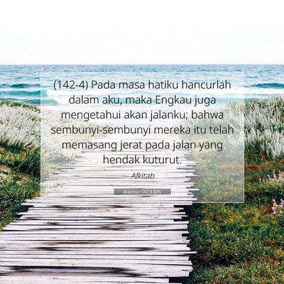 Mazmur 142:3 IDN Gambar Ayat Alkitab