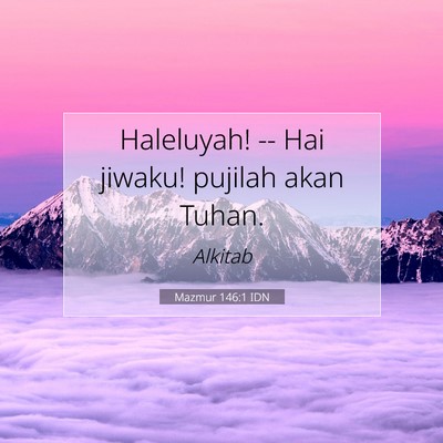 Mazmur 146:1 IDN Gambar Ayat Alkitab