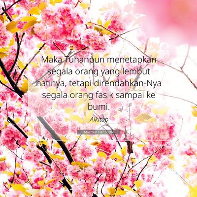 Mazmur 147:6 IDN Gambar Ayat Alkitab