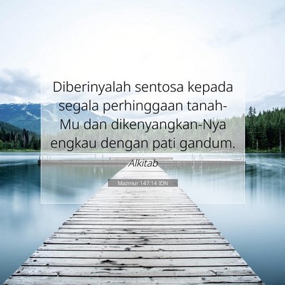 Mazmur 147:14 IDN Gambar Ayat Alkitab