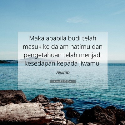 Amsal 2:10 IDN Gambar Ayat Alkitab