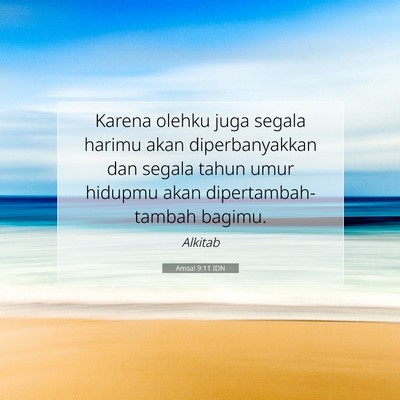Amsal 9:11 Ayat Alkitab Dijelaskan