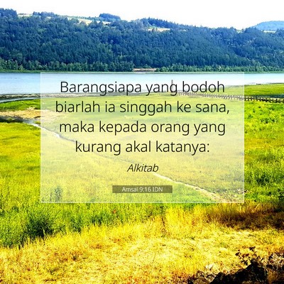 Amsal 9:16 IDN Gambar Ayat Alkitab