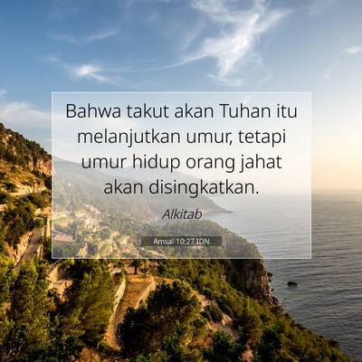 Amsal 10:27 Ayat Alkitab Dijelaskan