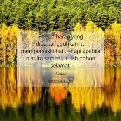 Amsal 13:12 IDN Gambar Ayat Alkitab