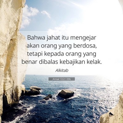 Amsal 13:21 IDN Gambar Ayat Alkitab