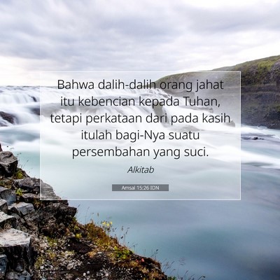 Amsal 15:26 IDN Gambar Ayat Alkitab