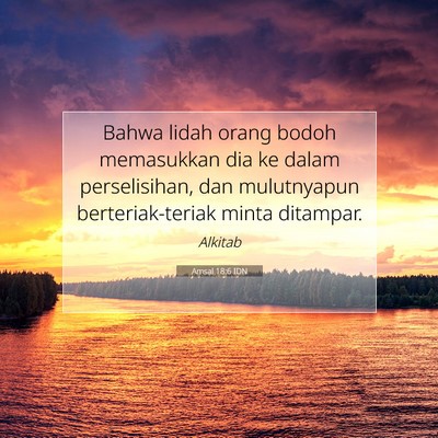 Amsal 18:6 Ayat Alkitab Dijelaskan