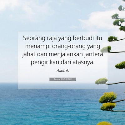 Amsal 20:26 IDN Gambar Ayat Alkitab