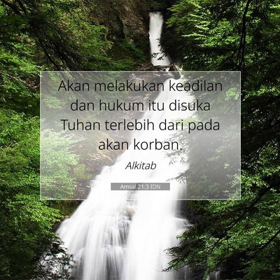 Amsal 21:3 IDN Gambar Ayat Alkitab