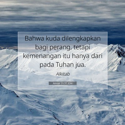 Amsal 21:31 Ayat Alkitab Dijelaskan