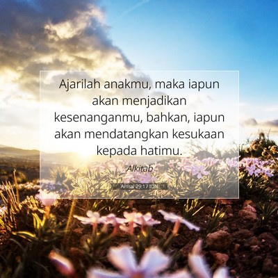 Amsal 29:17 Ayat Alkitab Dijelaskan