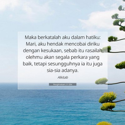 Pengkhotbah 2:1 IDN Gambar Ayat Alkitab