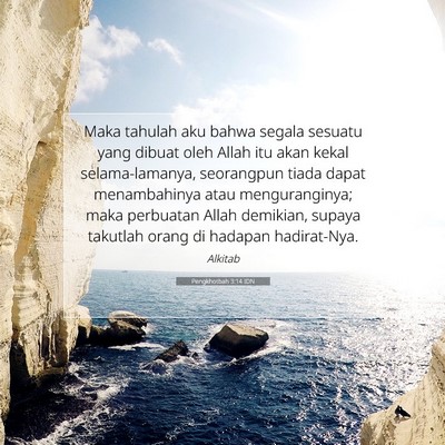 Pengkhotbah 3:14 IDN Gambar Ayat Alkitab