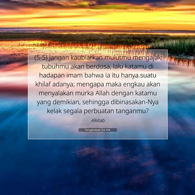 Pengkhotbah 5:6 IDN Gambar Ayat Alkitab