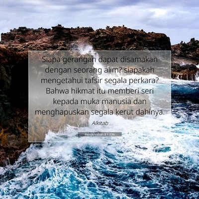 Pengkhotbah 8:1 IDN Gambar Ayat Alkitab