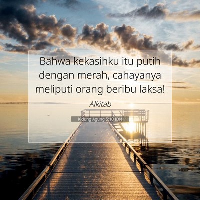 Kidung Agung 5:10 Ayat Alkitab Dijelaskan
