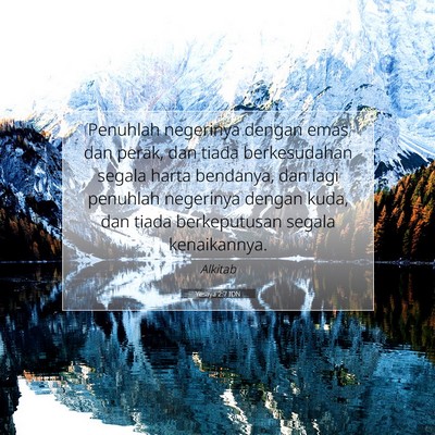 Yesaya 2:7 Ayat Alkitab Dijelaskan