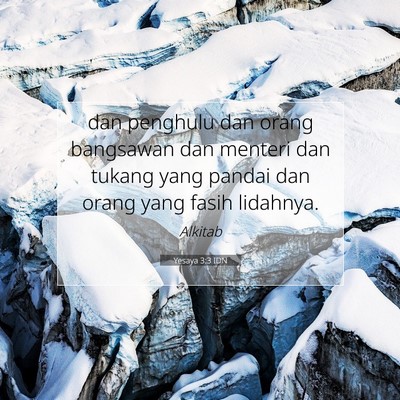 Yesaya 3:3 Ayat Alkitab Dijelaskan