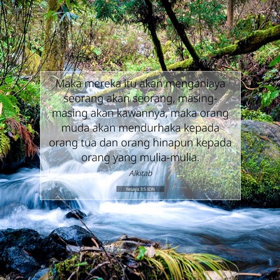 Yesaya 3:5 Ayat Alkitab Dijelaskan
