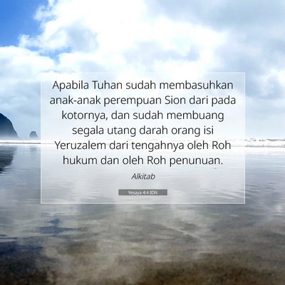 Yesaya 4:4 IDN Gambar Ayat Alkitab