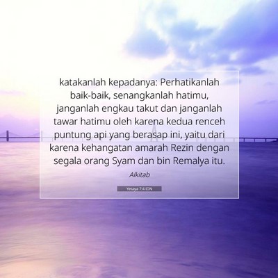 Yesaya 7:4 IDN Gambar Ayat Alkitab