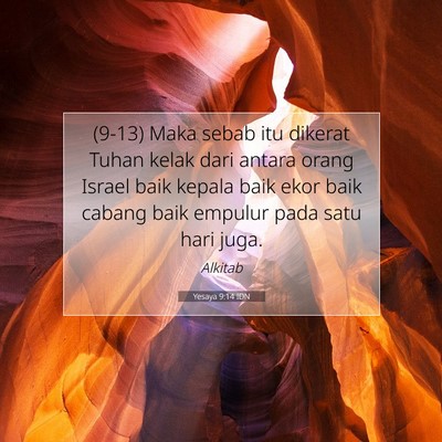 Yesaya 9:14 IDN Gambar Ayat Alkitab