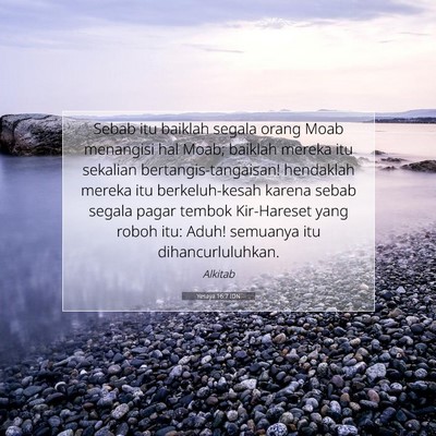 Yesaya 16:7 IDN Gambar Ayat Alkitab
