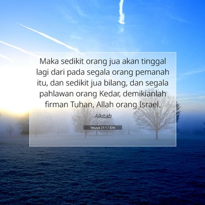 Yesaya 21:17 Ayat Alkitab Dijelaskan