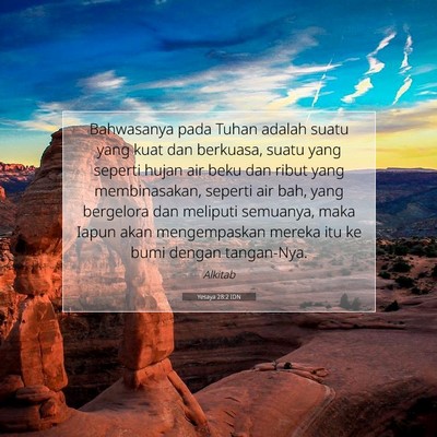 Yesaya 28:2 IDN Gambar Ayat Alkitab