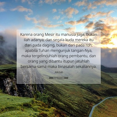 Yesaya 31:3 Ayat Alkitab Dijelaskan
