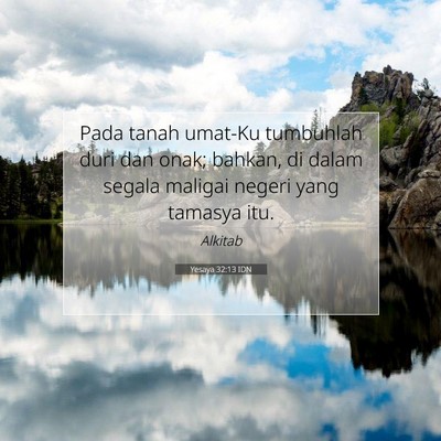 Yesaya 32:13 IDN Gambar Ayat Alkitab