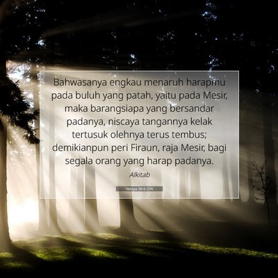 Yesaya 36:6 IDN Gambar Ayat Alkitab