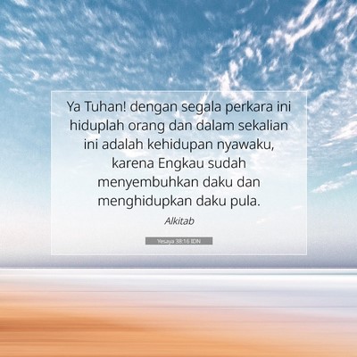 Yesaya 38:16 Ayat Alkitab Dijelaskan